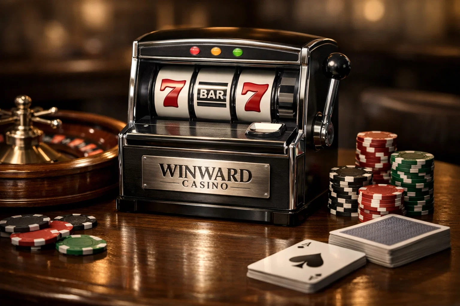 Winward Casino table games in action